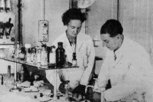 Fréderic e Irène Joliot-Curie
