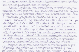 Violência, mídia e família